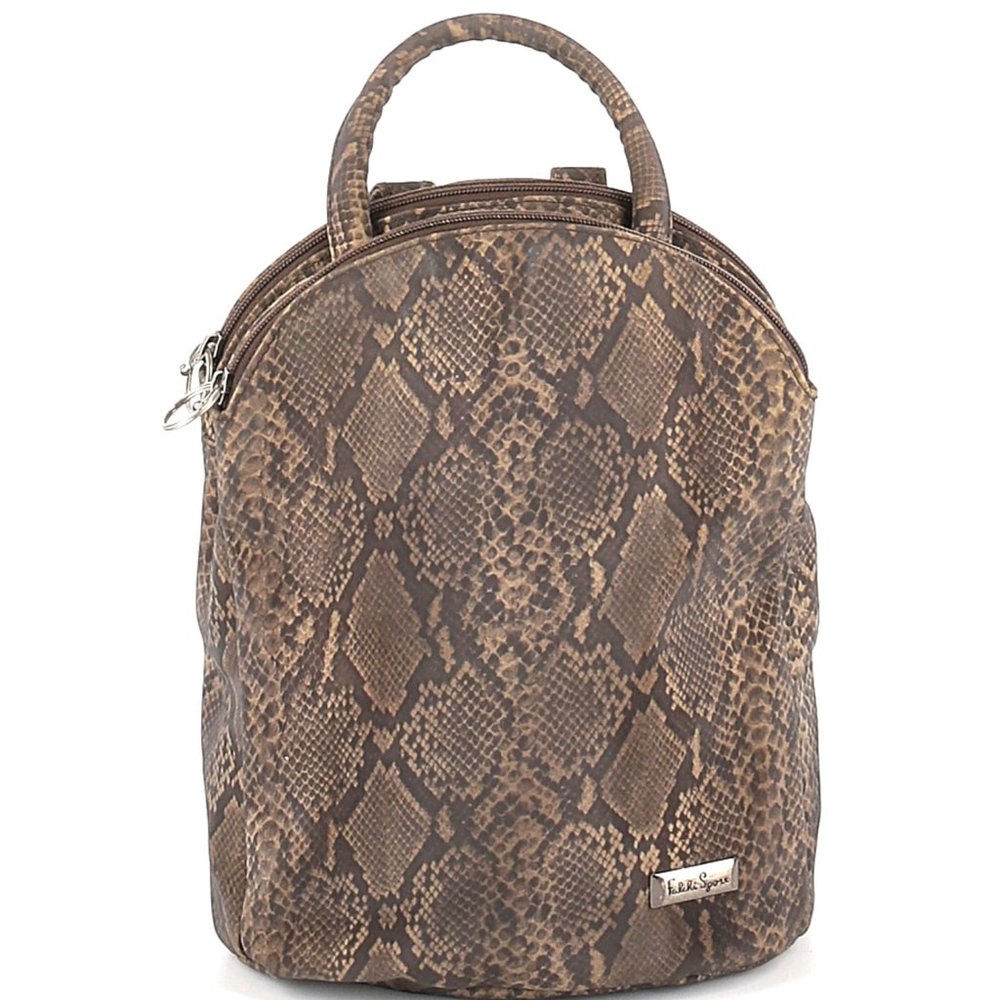 Falchi Sport Satchel Backpack Animal Print